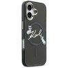 Etui Karl Lagerfeld IML Choupettes Karl  Script Logo MagSafe do iPhone 17 czarny